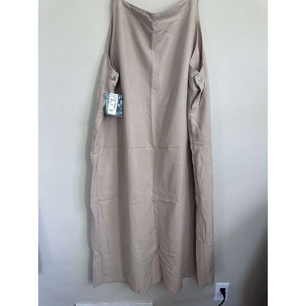 NWT Vintage 100% Lyocell Natural Fiber Coveralls Dress Jumper Gardening XL/2XL - Picture 10 of 12